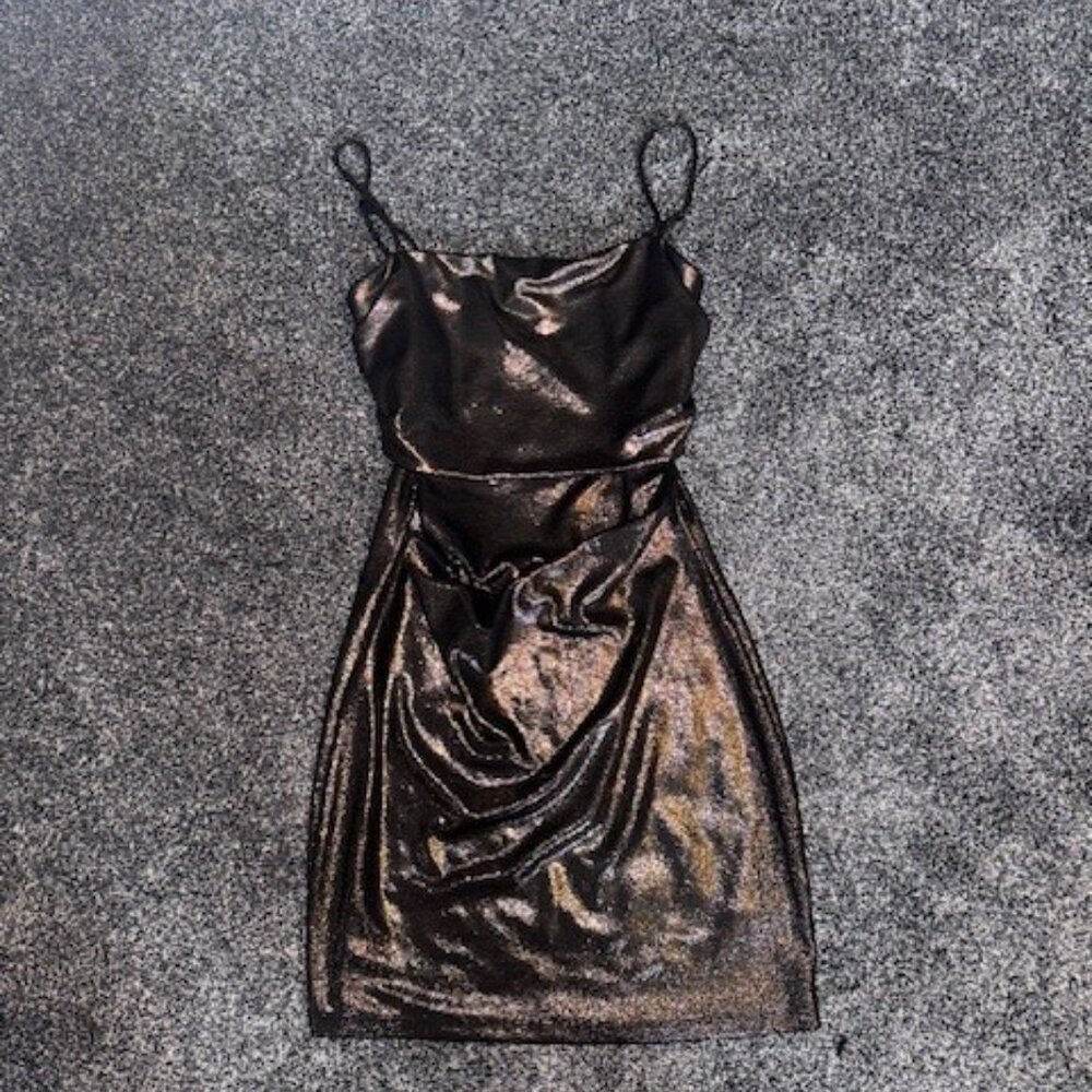 Metallic Brown Dress from Windsor Size Medium (runs small)